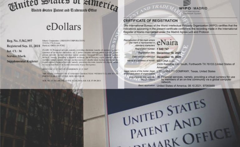 USPTO’s Curious Decisions: A Tale of eDollar, eNaira, and Alleged Favoritism